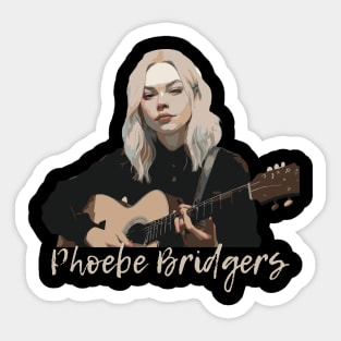 VINTAGE Phoebe Bridgers // INDIE FANS ART Sticker